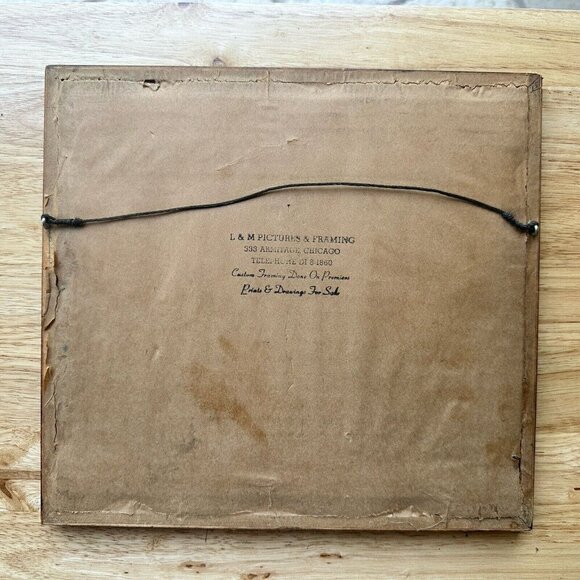 VTG Walter Parke Original Drawing Memphis Levee Paddle Wheeler Boat 4" x 3" - Picture 4 of 8